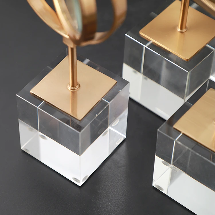 Luxury metal evil eye decor for home hand made desktop decorative ornament home decoration accessories