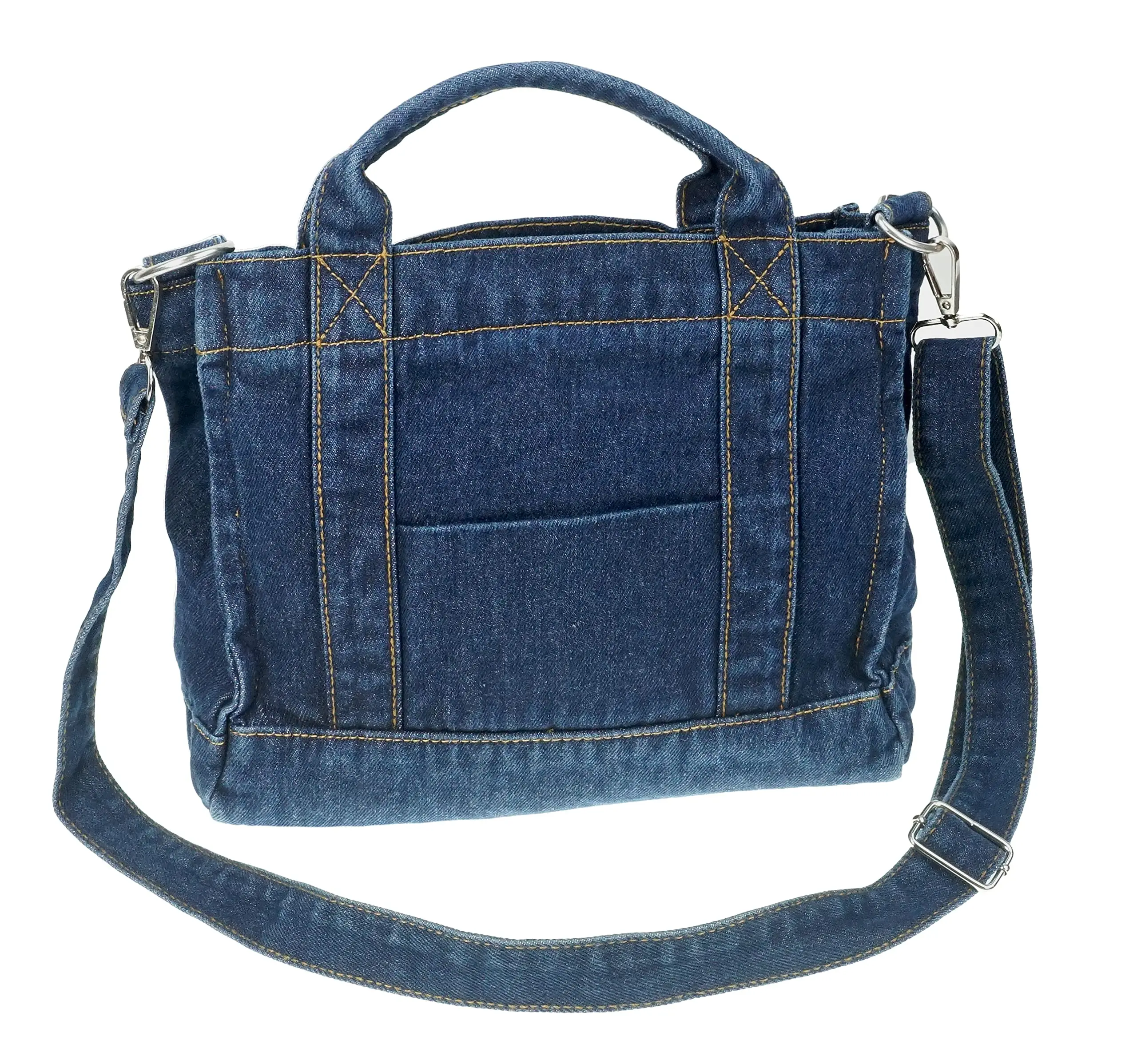 Tote  Handbag for Women Casual Hobo denim Bag Retro Crossbody  Bag Large Capacity Denim Purses With Custom Logo