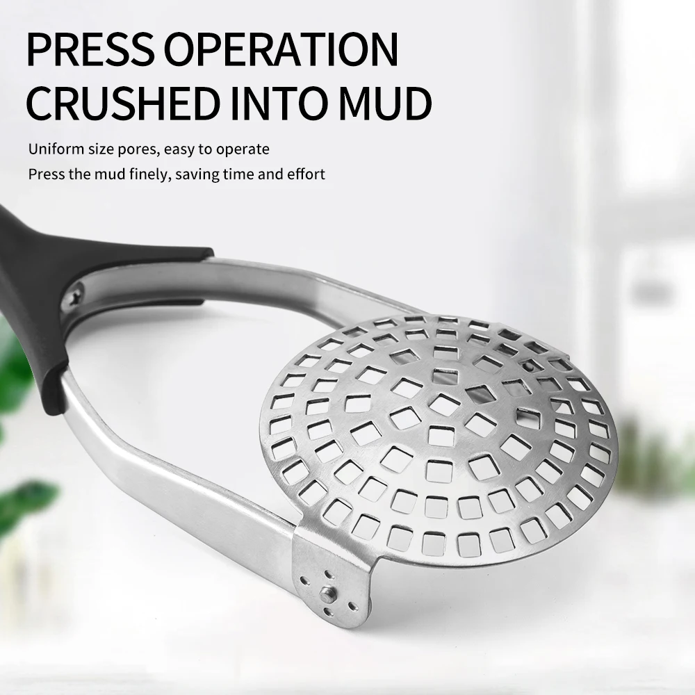 Potato Masher Stainless Steel, Masher kitchen Tool, Potato Masher Hand for Making Mashed Potatoes