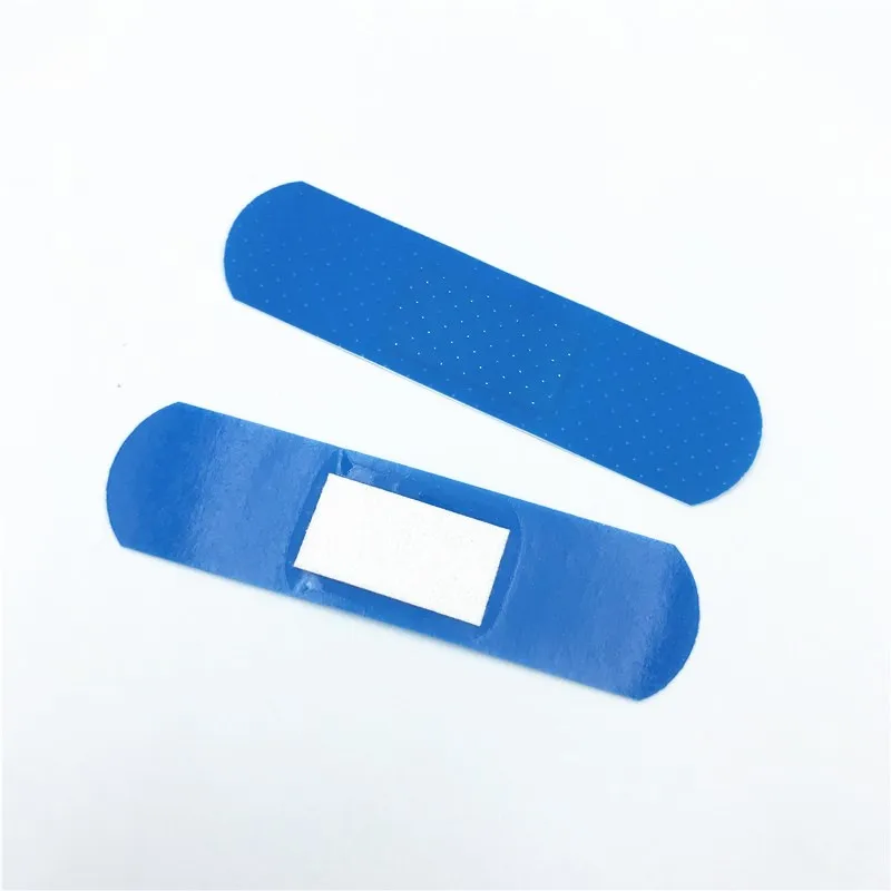 Medical Blue Metal Detectable Hypoallergenic Adhesive Wound Plaster Bandaid