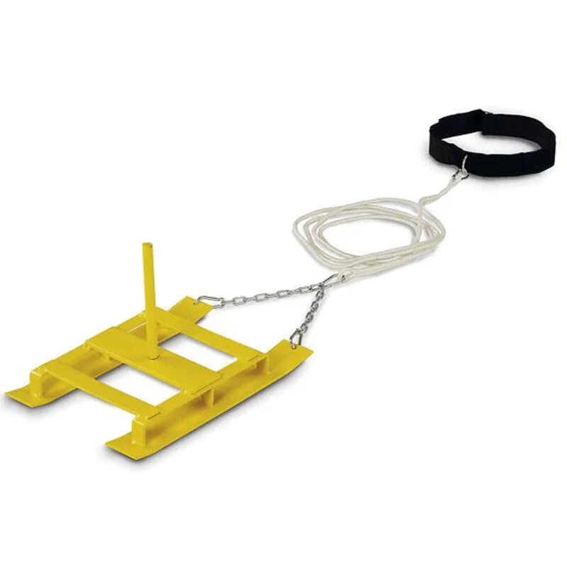 Power Training Crossfitness Pull Push Gym Sled With Shoulder Harness