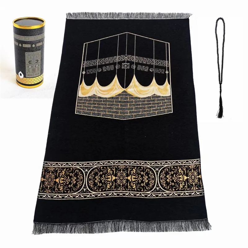 Islamic Prayer Rug Polycotton Namaz Sala Sajjadah Muslim Namaz Seccade Turkish Prayer Mat