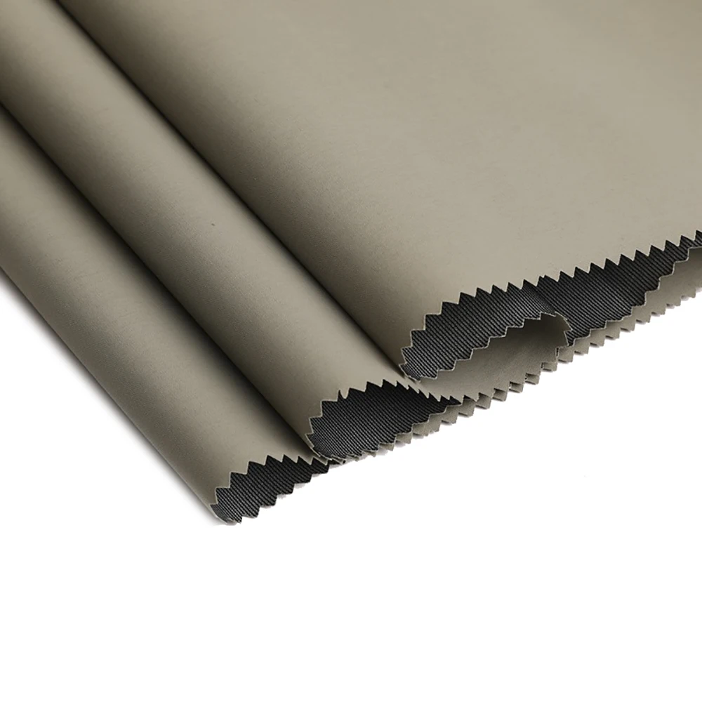 228t Nylon Taslan Ripstop Bonded 40d Nylon Tricot 3 Layers Waterproof Membrane Fabric for Winter Jacket