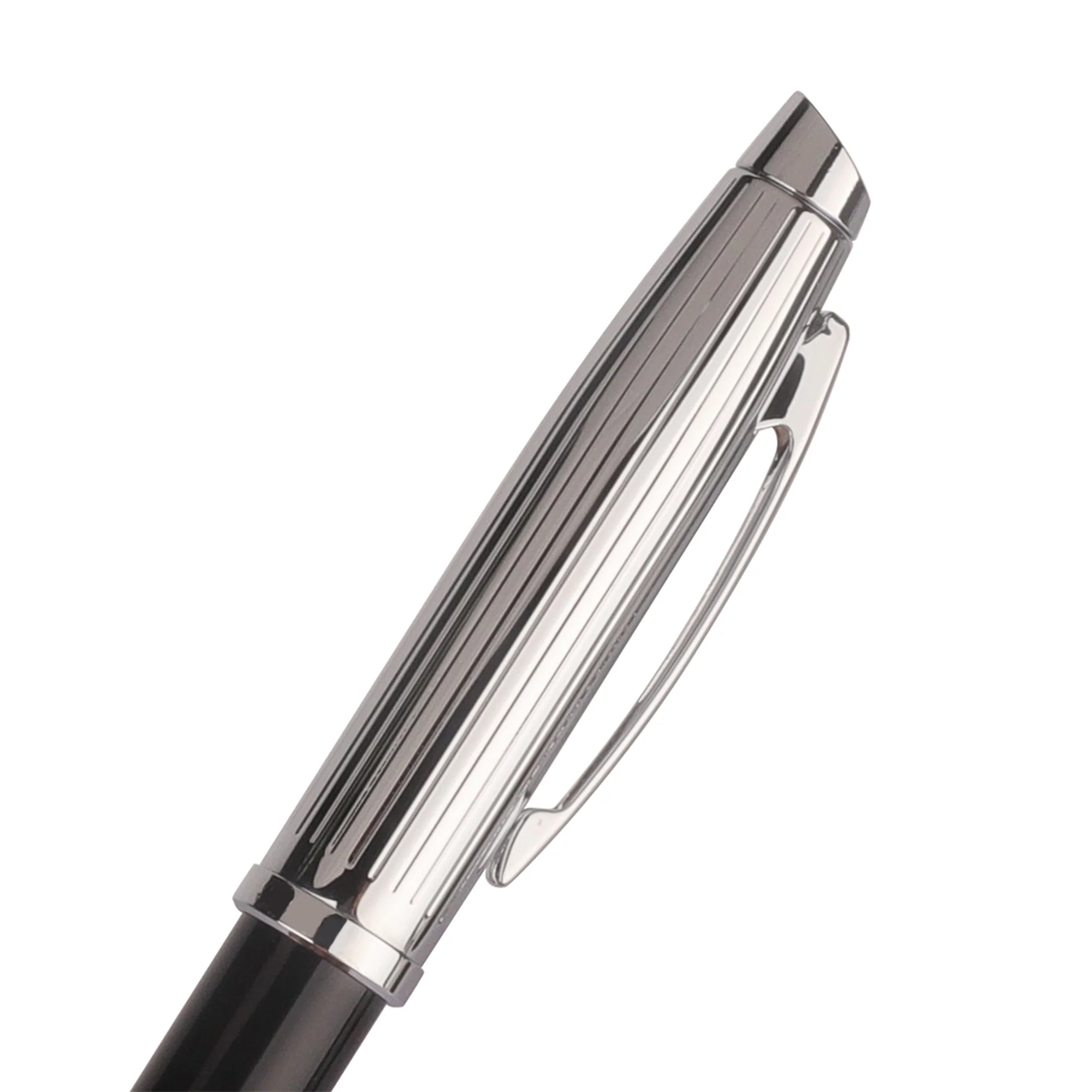 Promotional Matte Black Ballpoint Pen matte Gray Ball Pen With Custom Logo Advertising Personalized Twist Metal Ball Pen