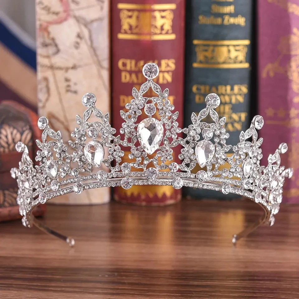 Luxury Charm Creative Wedding High Quality Royal Derby Dinner Jewelry Girls Crown Set