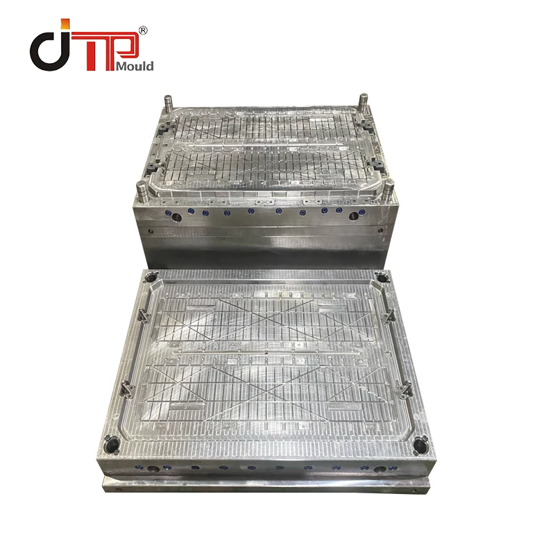 High quality trade assurance customized assembly chicken crate/cage injection mould with hot runner