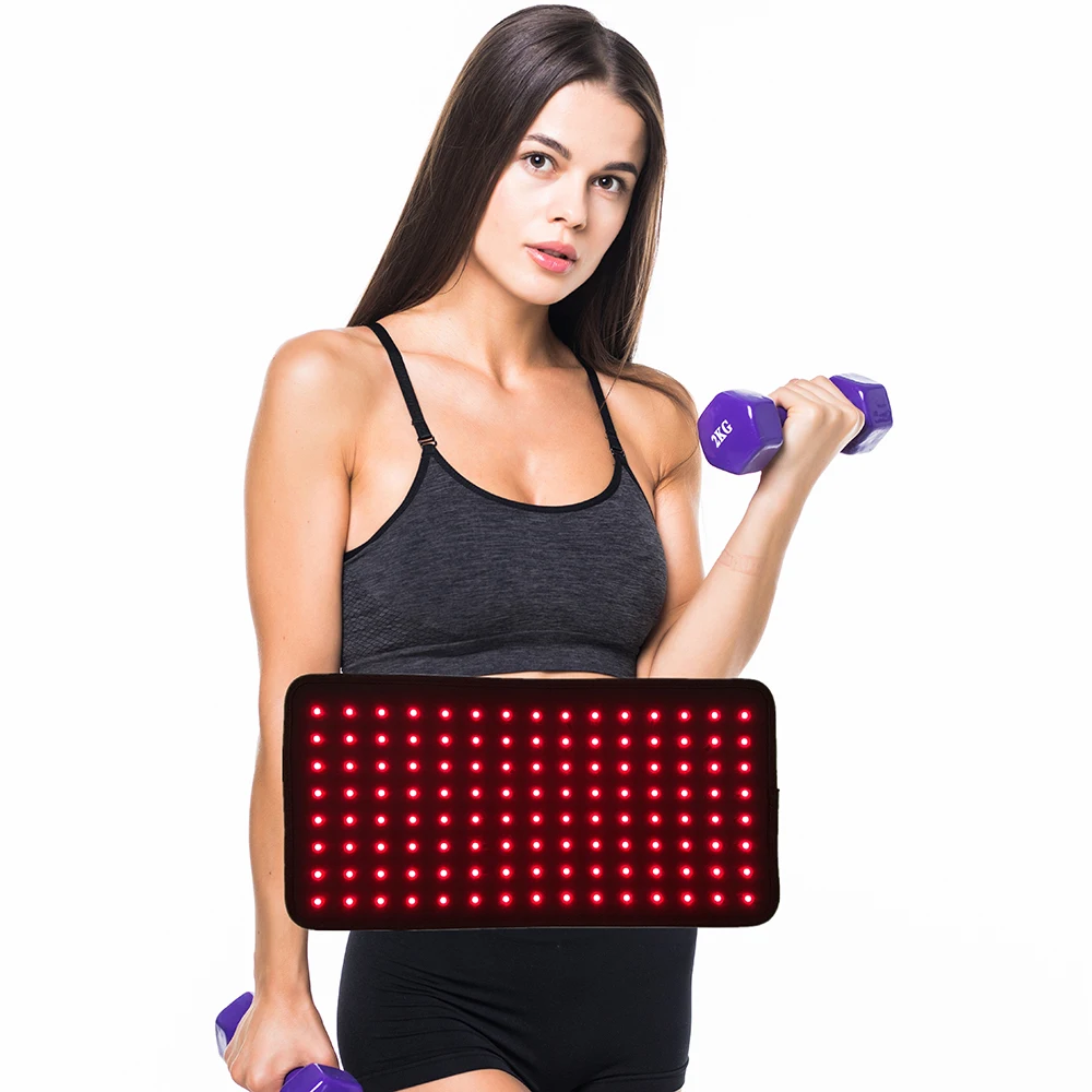 20*40CM Home Devices 660nm 850nm Near Infrared Redol Plus Led Red Light Therapy Waist Belt for Home Use