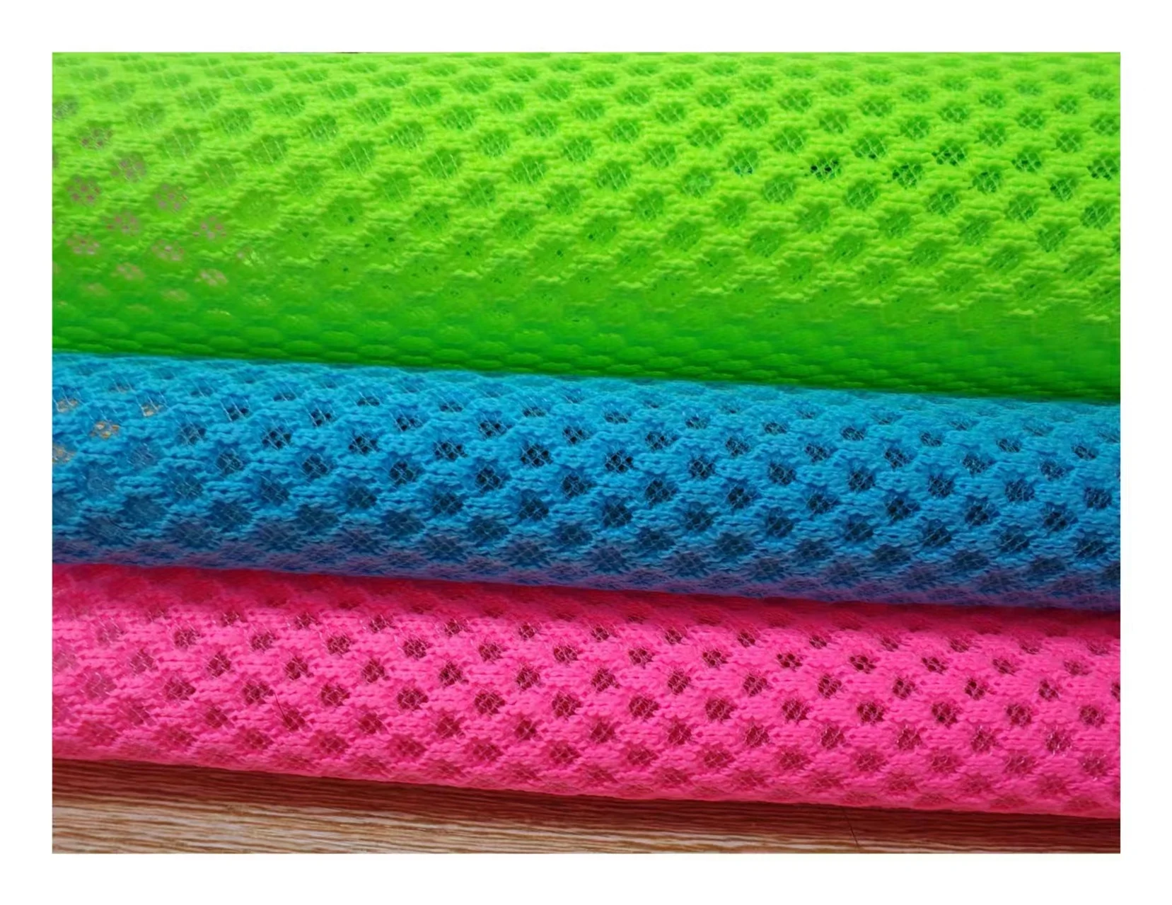 High Quality Double-Sided Perforated  Air Mesh 3D Polyest Fabric For Shoe
