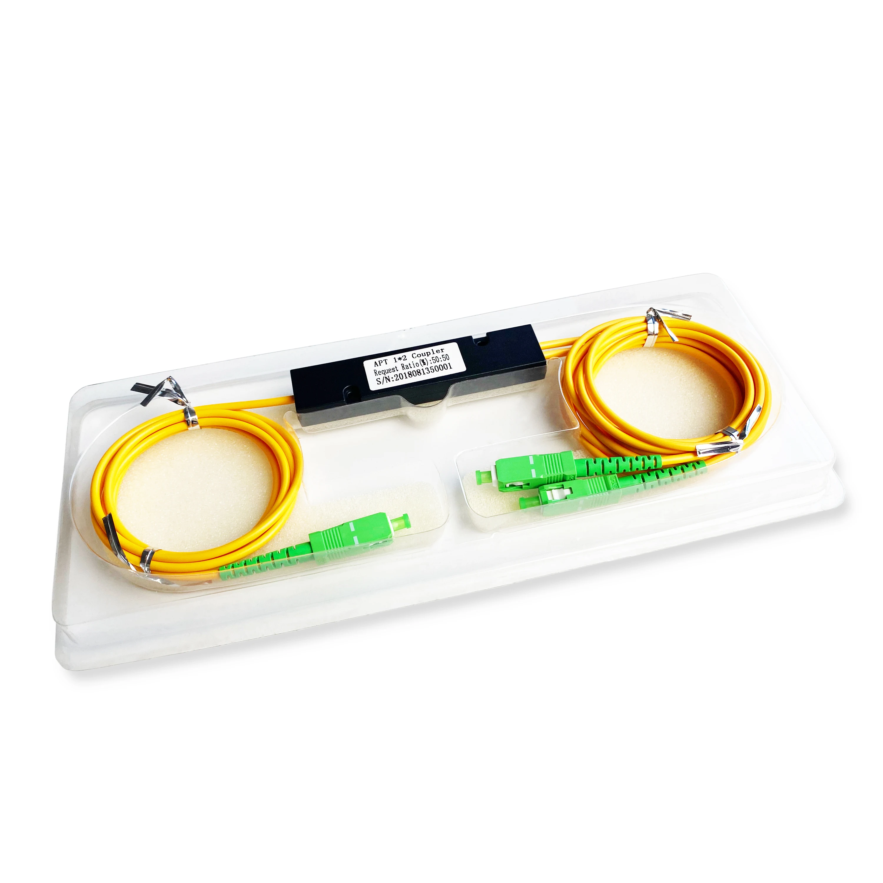 FTTH ABS Box FBT 1x2 Splitter  Fiber Coupler fiber connector Factory supply fiber optical coupler