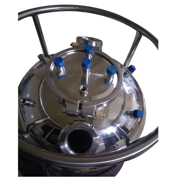 Stainless Steel 250 lbs jacketed tank with cooling coil use for falling film
