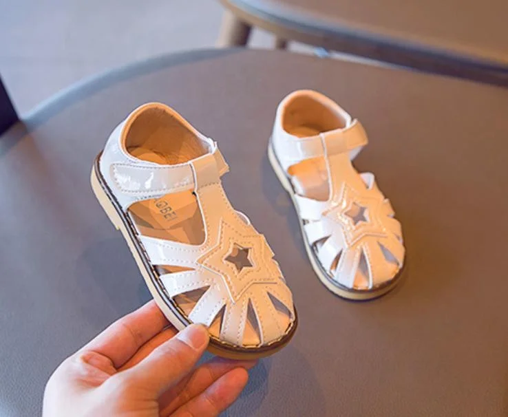 
2020 latest princess pu ankle strap children kid girl shoes party wedding mary jane shoes slip on flat summer sandals 