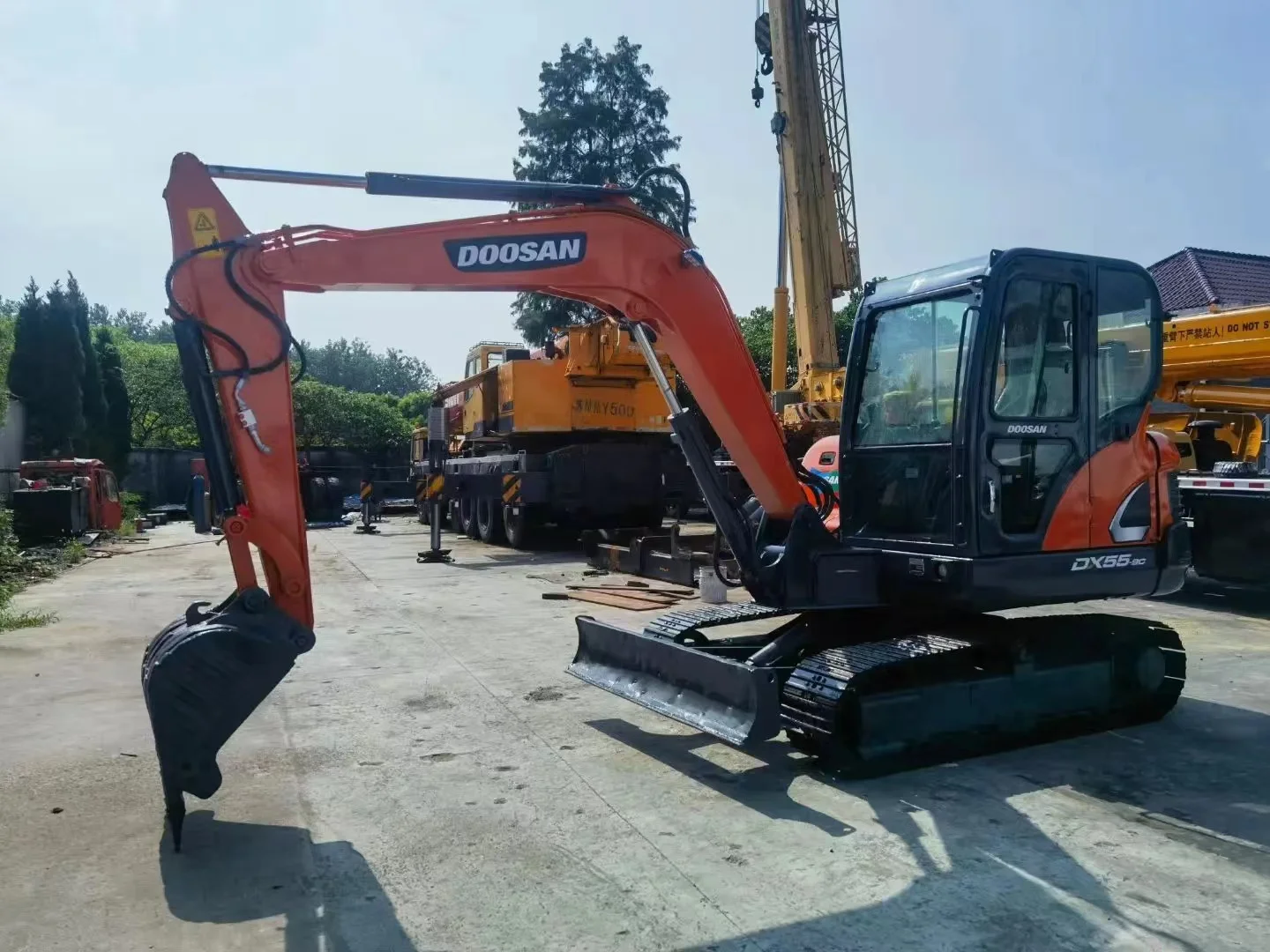 Doosan DX55-9C б/у мини-экскаватор оригинальный сделанный в Корее доосан для продажи