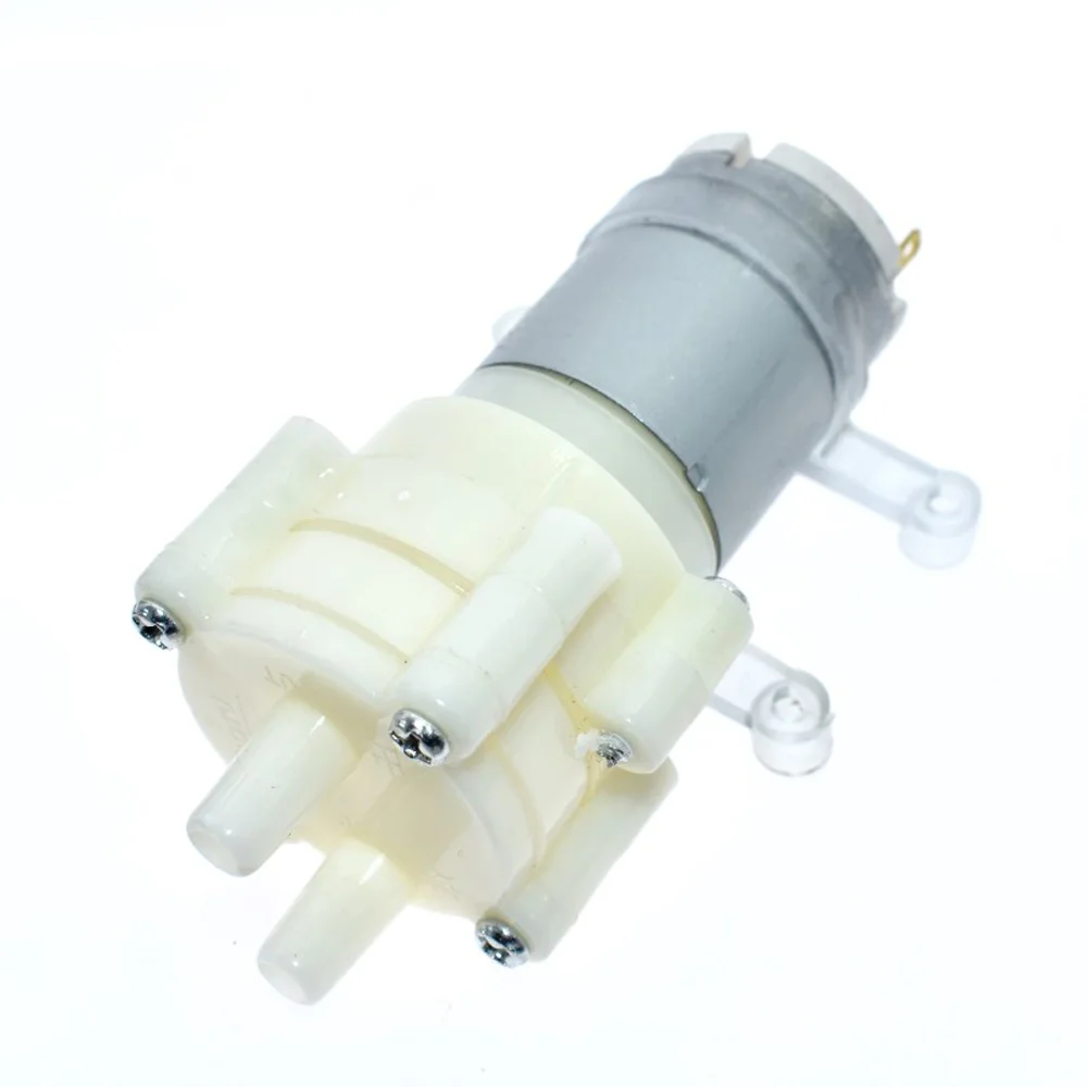 DC 6-12V R365 Diaphragm Water Pump Aquarium Air Pump Mini Electric Fresh Water Pump Aquarium Air Pumps Accessories