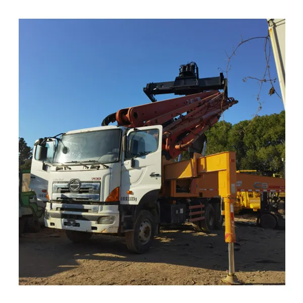 Used Sany Zoomlion Truck Mounted Concrete Pump Truck 48 Meters