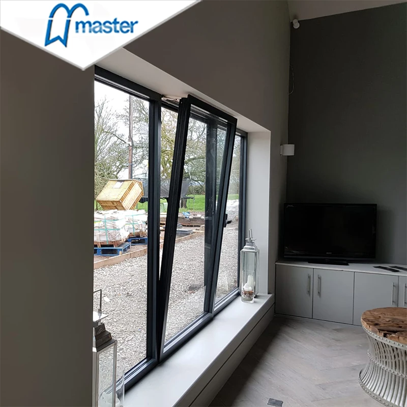 Top Manufacturers rainproof double glass tilt and turn windows inward aluminum Tilt and Turn Window for manufacturer