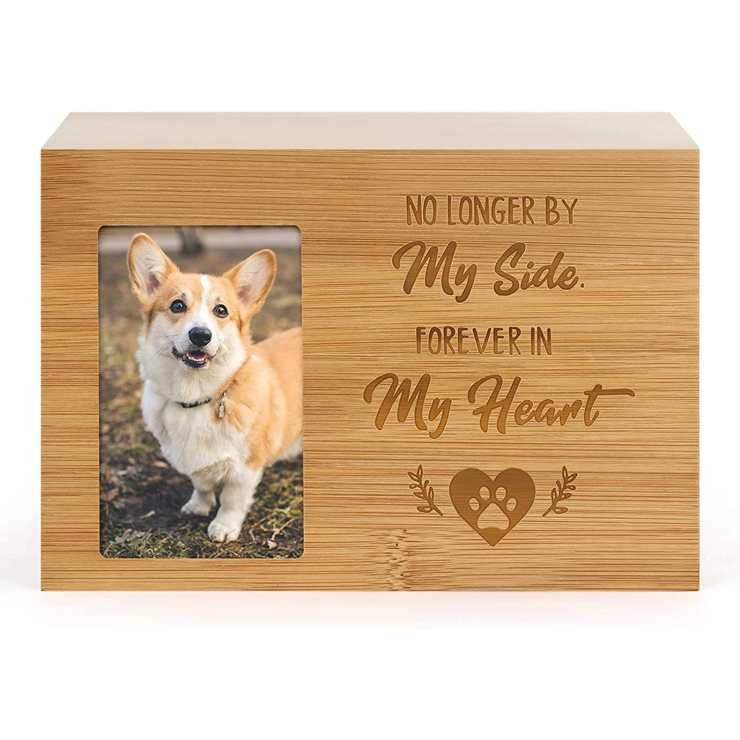 Деревянные урны для домашних животных, погребальная урна из высококачественного материала, урна для собак из натурального бамбука, урна для домашних животных