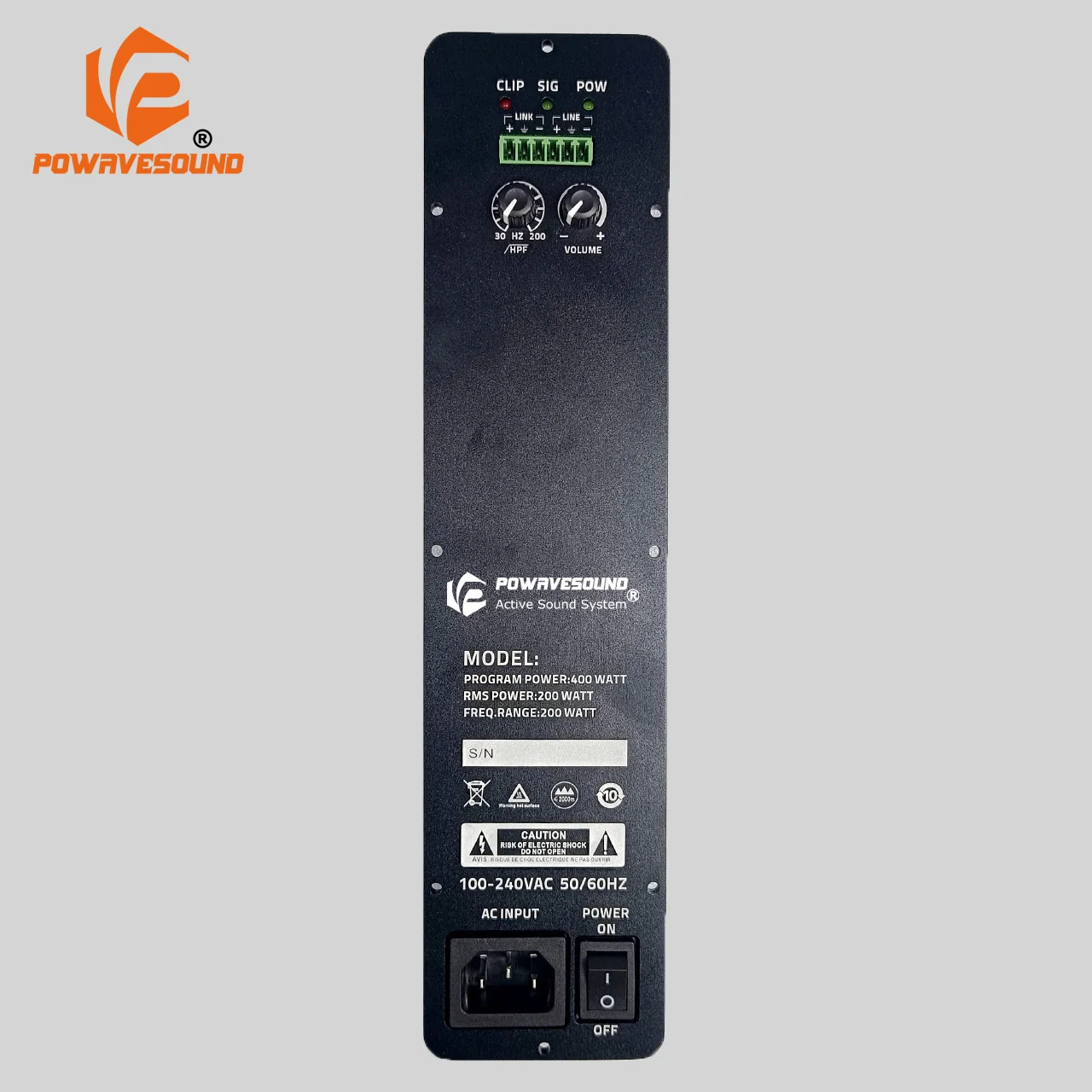 100 Вт усилитель мощности 2-полосный активный динамик 2*100 Вт модуль усилителя платы для коммерческого динамика для внутренней установки звука