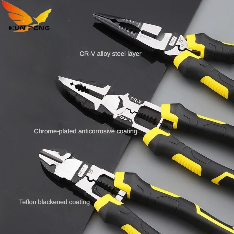 Factory Hot Sale Insulated Diagonal Cutting Pliers Combination Function Pliers Tool Cable Wire Cutter Cutting Pliers