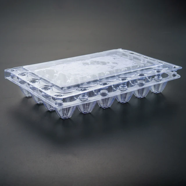 
Custom Packs Clear Cartons Blister Plastic Quail Egg Box 