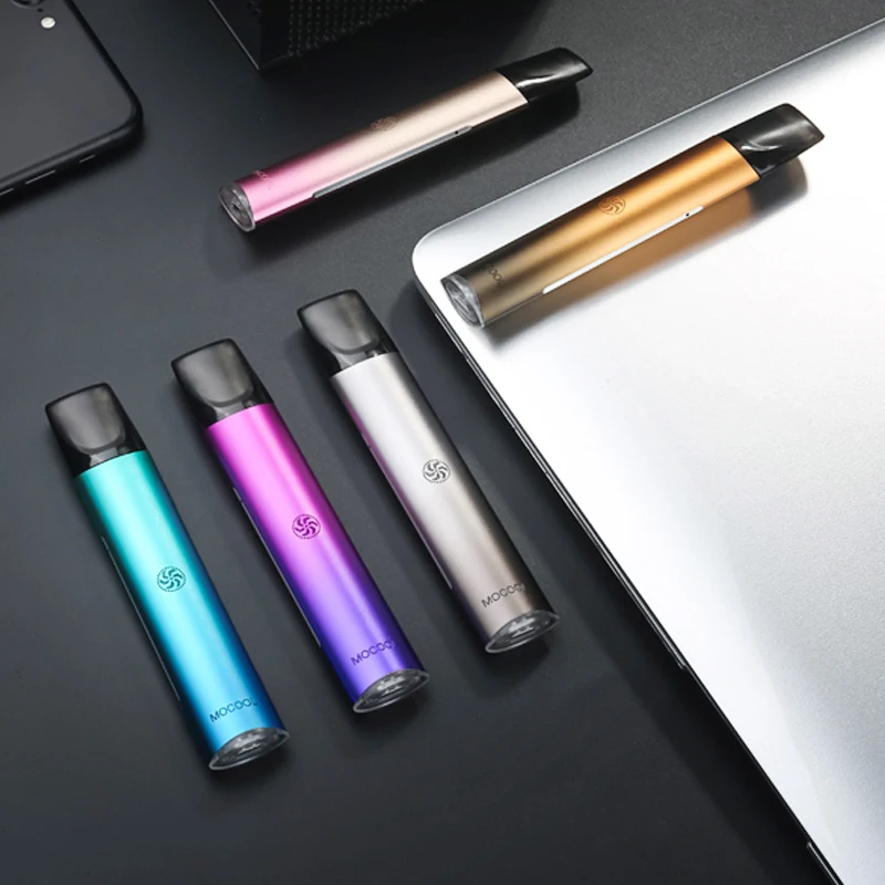 Factory price Buttonless E Cigarette Colorful light vape pen Atomizers pods
