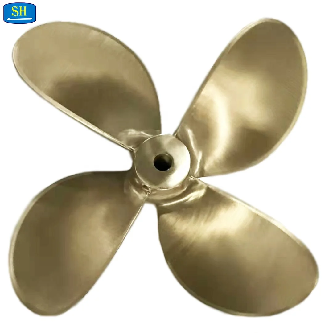 Fixed Pitch Marine Propeller with Bronze Copper Alloy CU1 CU2 CU3 CU4