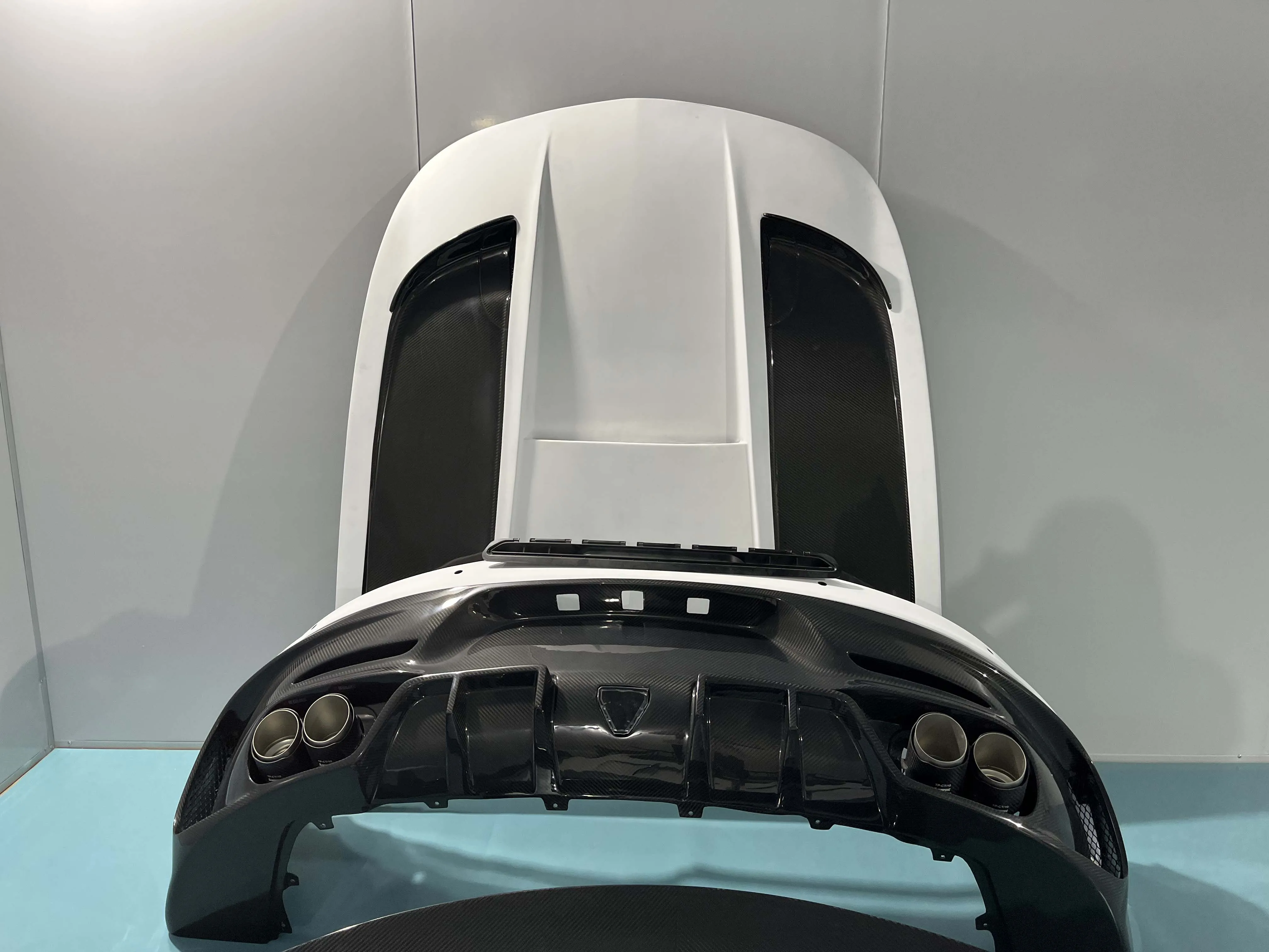 Black series style DRY / WET carbon fiber  body kit bumpers side skirt hood fender  for AMG GT GTS GTC GTR  perfect fitment