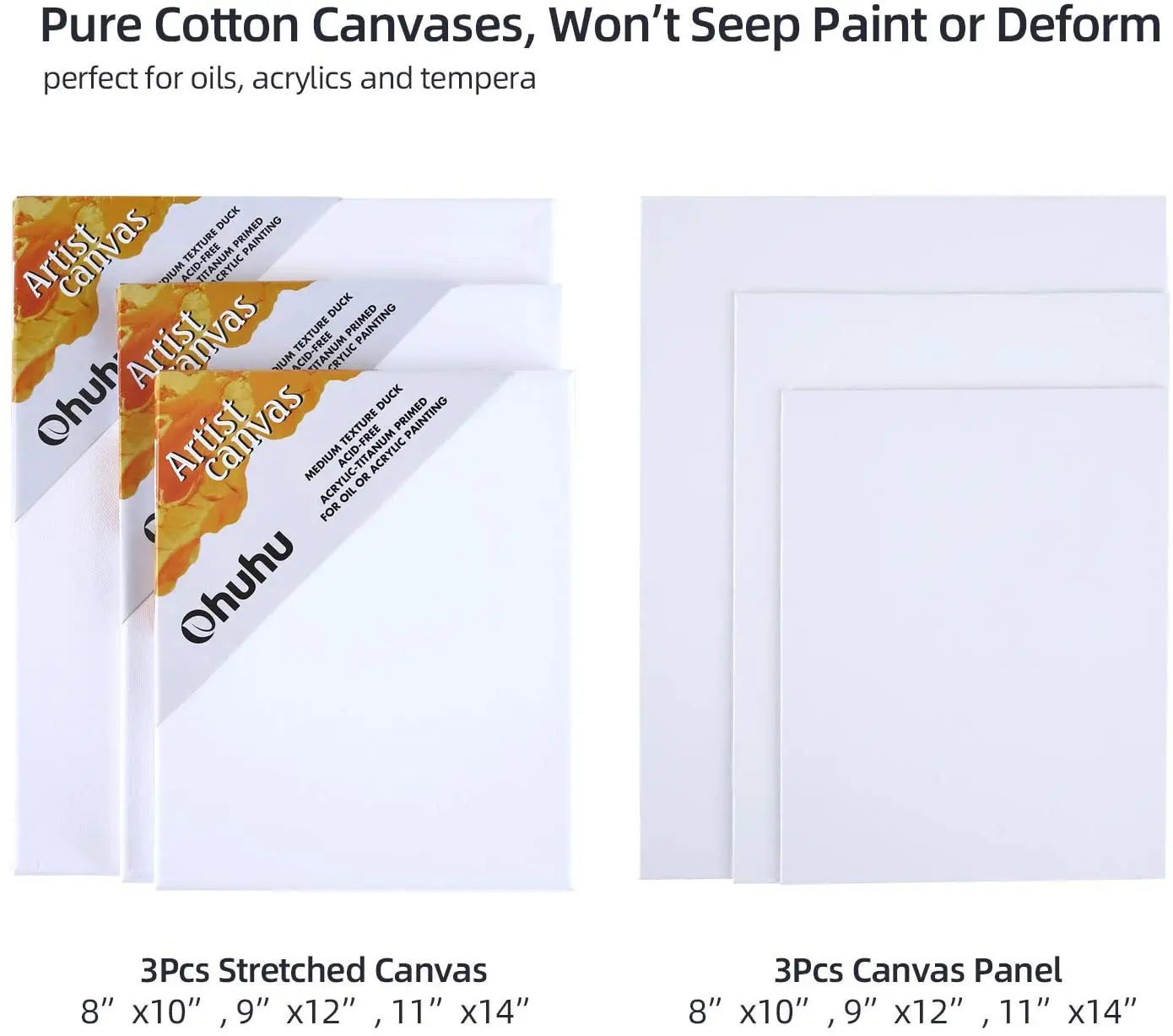 Ohuhu 56pcs Artist Painting Set with Table Top Easel