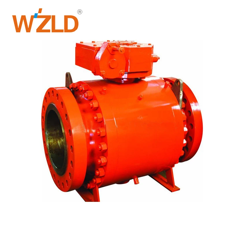
 WZLD шаровой кран высокого давления из кованой стали, установленный на заказ  
