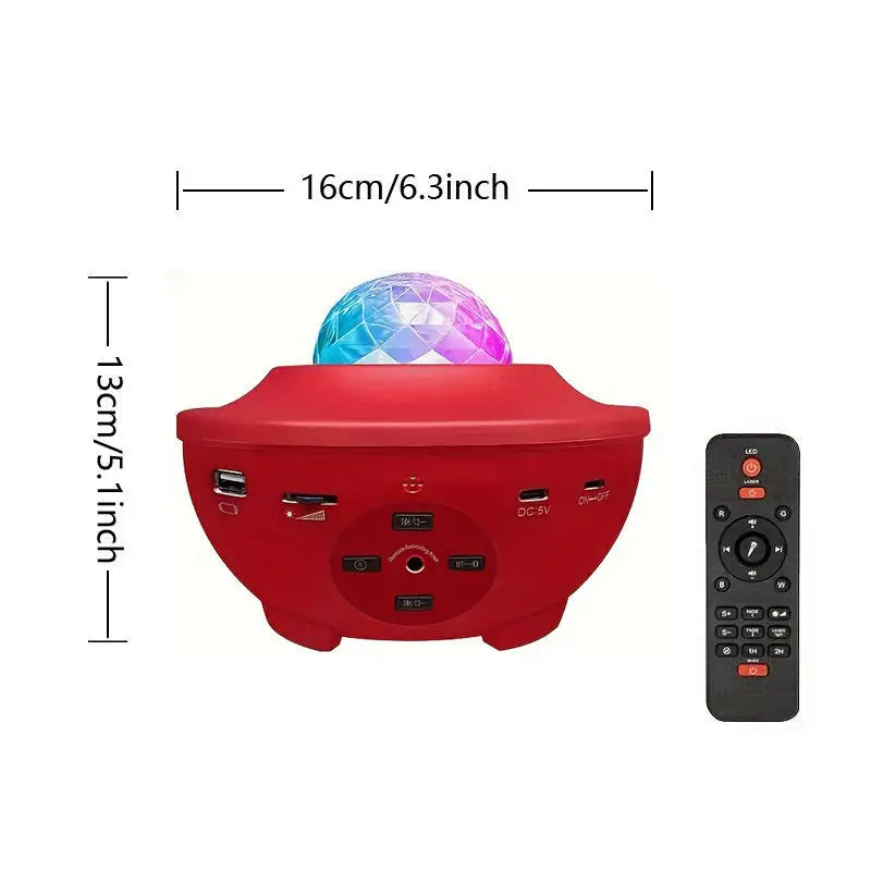 Creative Smart LED Night Sky Star Projector Light Laser Star Projector Bluetooth Music Speaker Projector With Remote Control