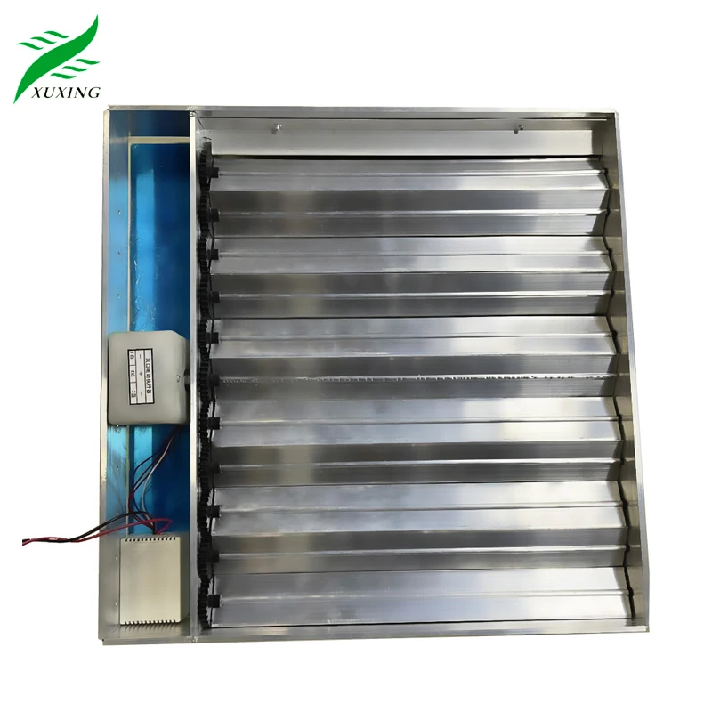 Hvac Ventilaition Aluminium/Galvanized Mill Finish Manual/Electric Air Damper OBD Opposed Blade Damper