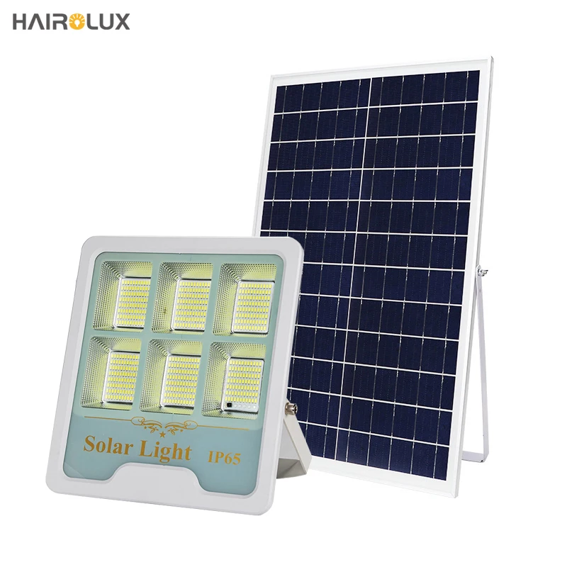 HAIROLUX IP65 Floodlight Industrial Waterproof IP65 Outdoor Solar Reflector Led Garden Solar Flood Light