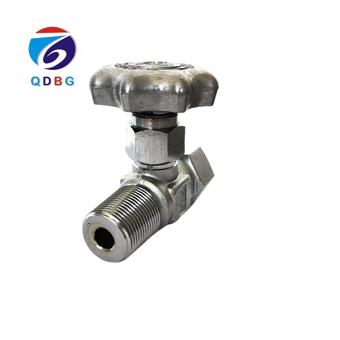 QDBG Gas Cylinder Factory Sale Chrome Plated Brass Oxygen Valve QF-7D2 Gas Valve