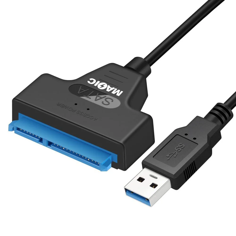  Оптовая продажа 0 2 м USB 3 к SATA 7 + 15 адаптер конвертер кабель Sata для hdd