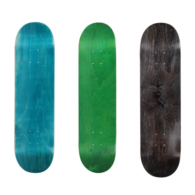 W-08 Factory Wholesale Custom American Imported Resin Glue 7 Ply Canadian Maple Blank Skateboard Decks