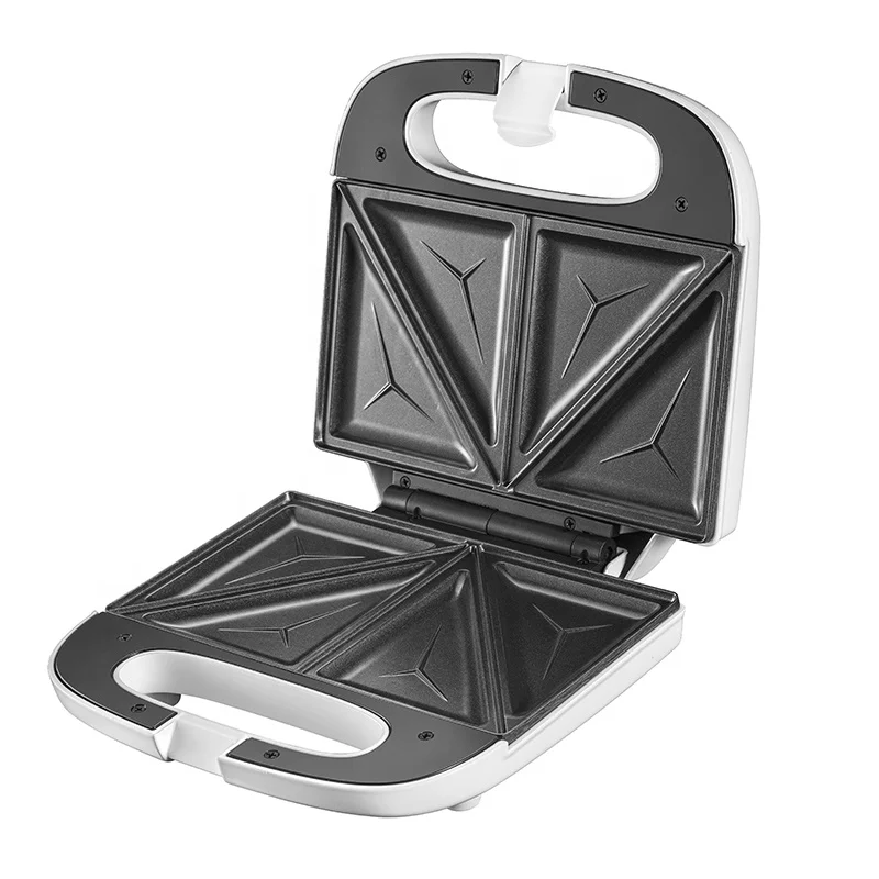Custom 9 in 1 Portable Electric Waffle & Sandwich Maker New Design Triangle Interchangeable Plates Kitchen Use Logo Customizable