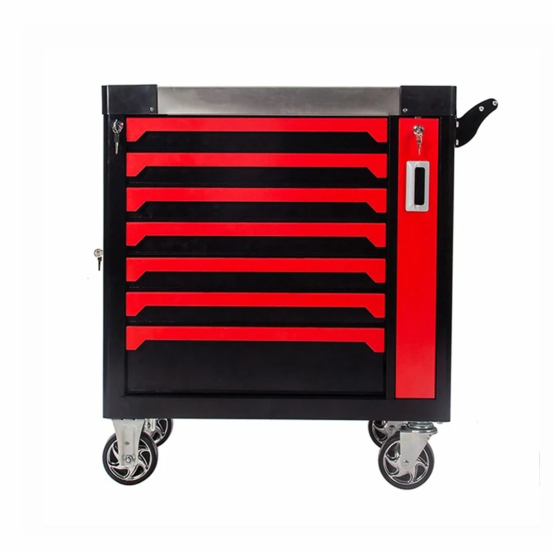 Big Storage, Small Price Large Rolling Tool Chest With 7 Drawer Trolley Cabinet For Workshops