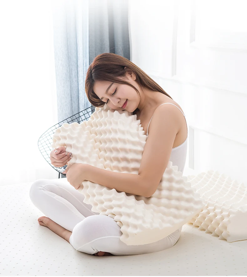 61*37*10/12cm Adults no covers 100% Natural Latex massage memory foam pillows