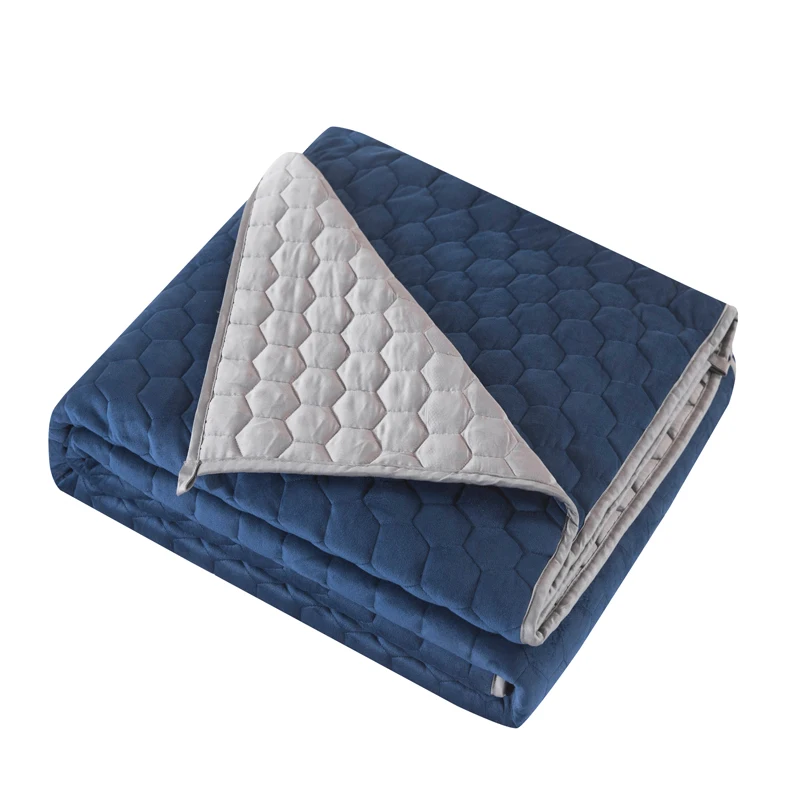 Top Sale Custom Heavy Sleep Soft Minky Flannel Throw Adult Weighted Blanket