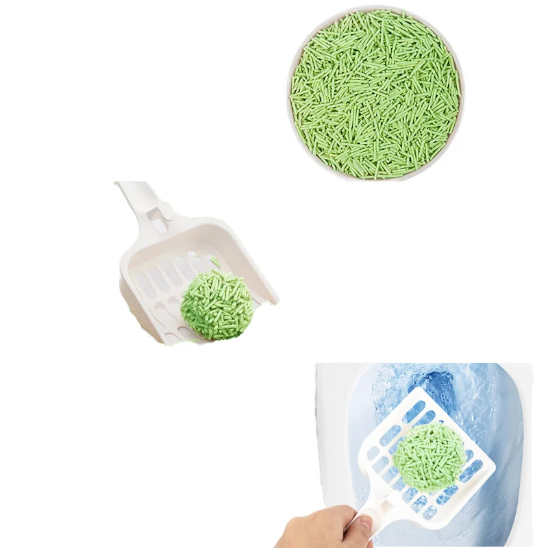 Wholesale factory cat litter Tofu Cat Litter Sand 6L Plant Degradable in Stock with 5 Flavors