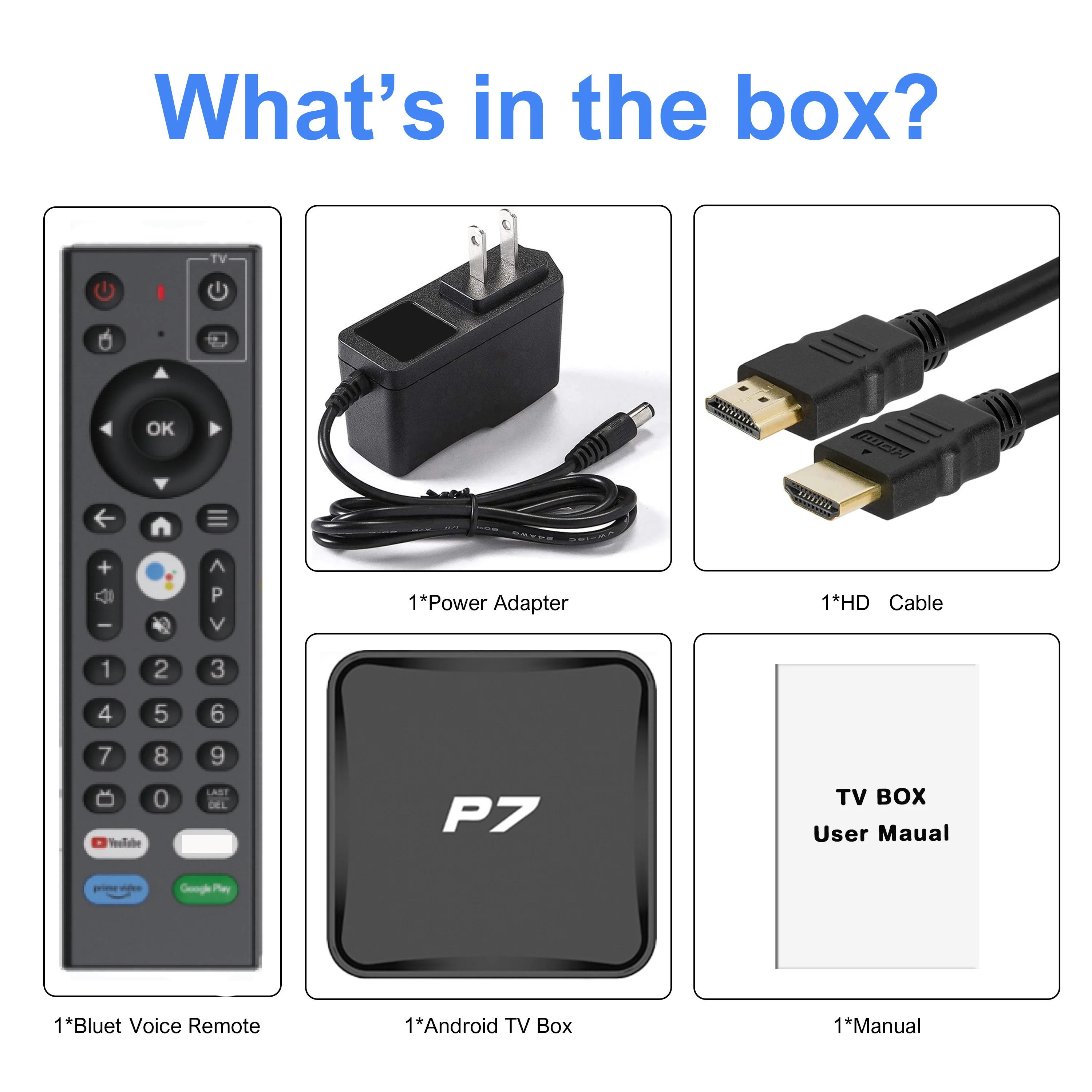 Fast android 12 tv box P7 factory customized Android Allwinner H618 steaming tv box internet WIFI 6 Smart Box voice remote