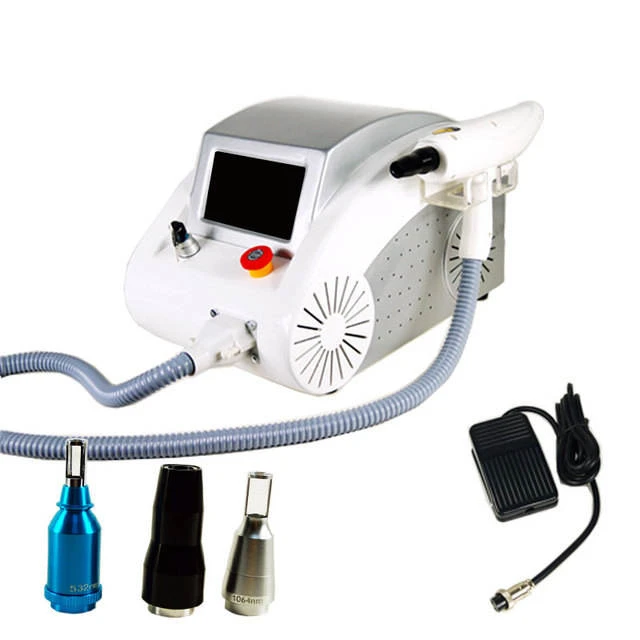 J300 Portable Nd Yag Laser Q Switch Tattoo Pigment Removal Carbon Peeling Machine For Skin Whitening