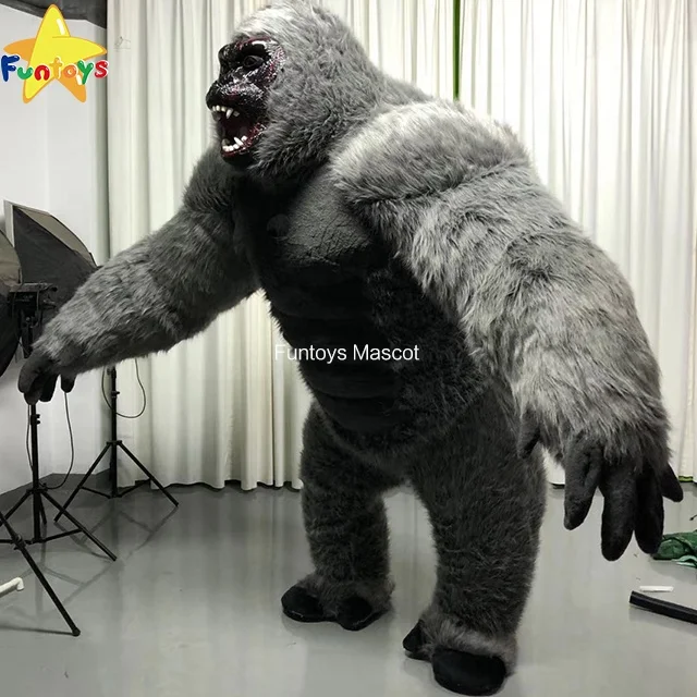  Funtoys CE Ape надувной костюм гориллы талисман 2 6 м King Kong пользовательский Аниме Косплей маскоте тема маскарадный наряд