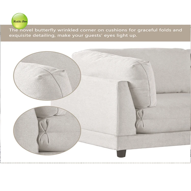 Comfortable Shape Fabric Sectional Living Room Sofa Sofa Set 3 Seater Living Room Furniture Designs