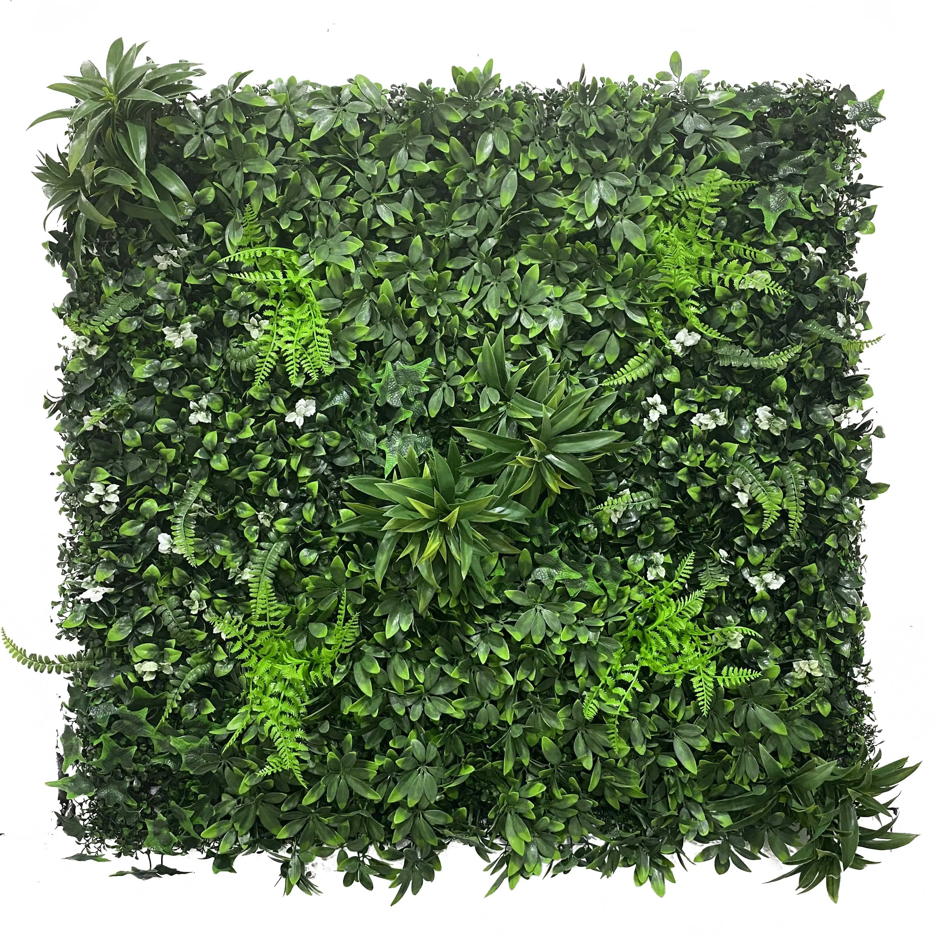 Real Touch Artificial decorative panel Large greenery hedge panels Ivy wall decor 100X100cm