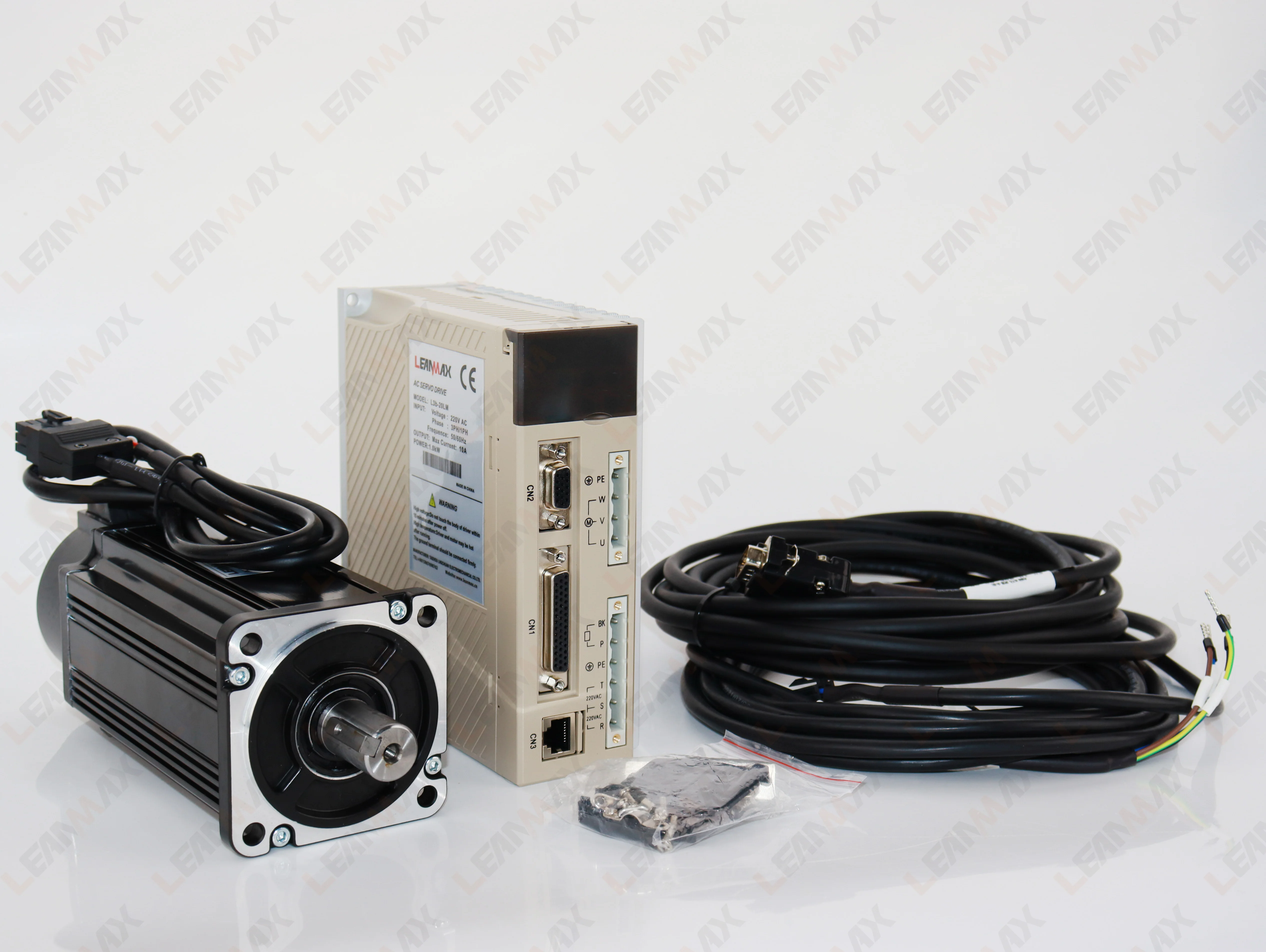 CNC 750W 2.4N.m 3000RPM AC Servo Motor and 20A Servo driver