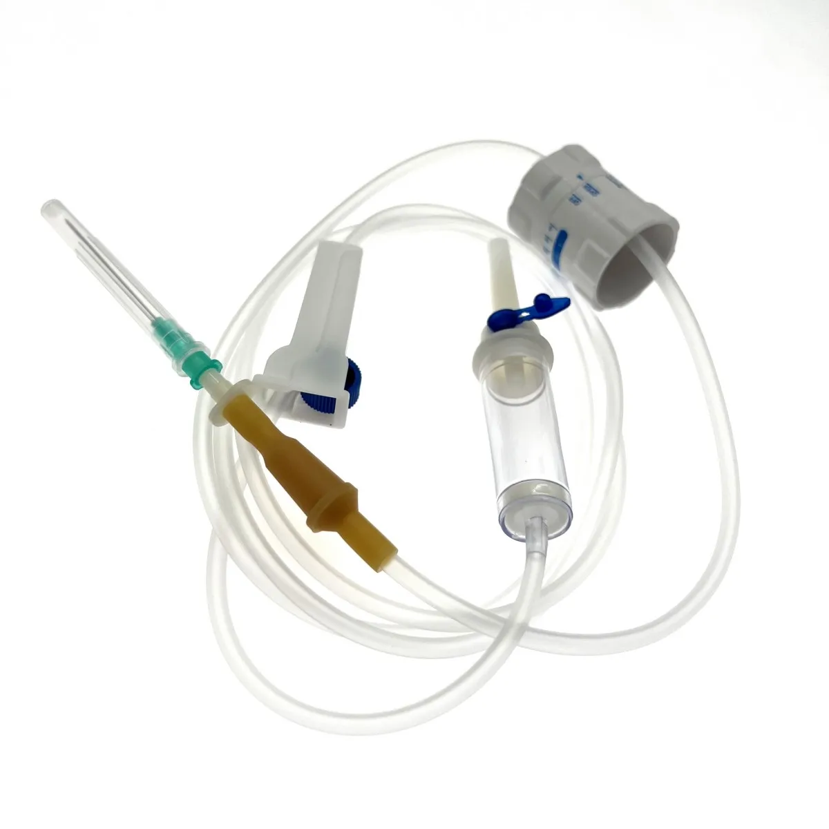 Best Price Burette Type & Medical Disposable IV Infusion Set With Flow Regulator