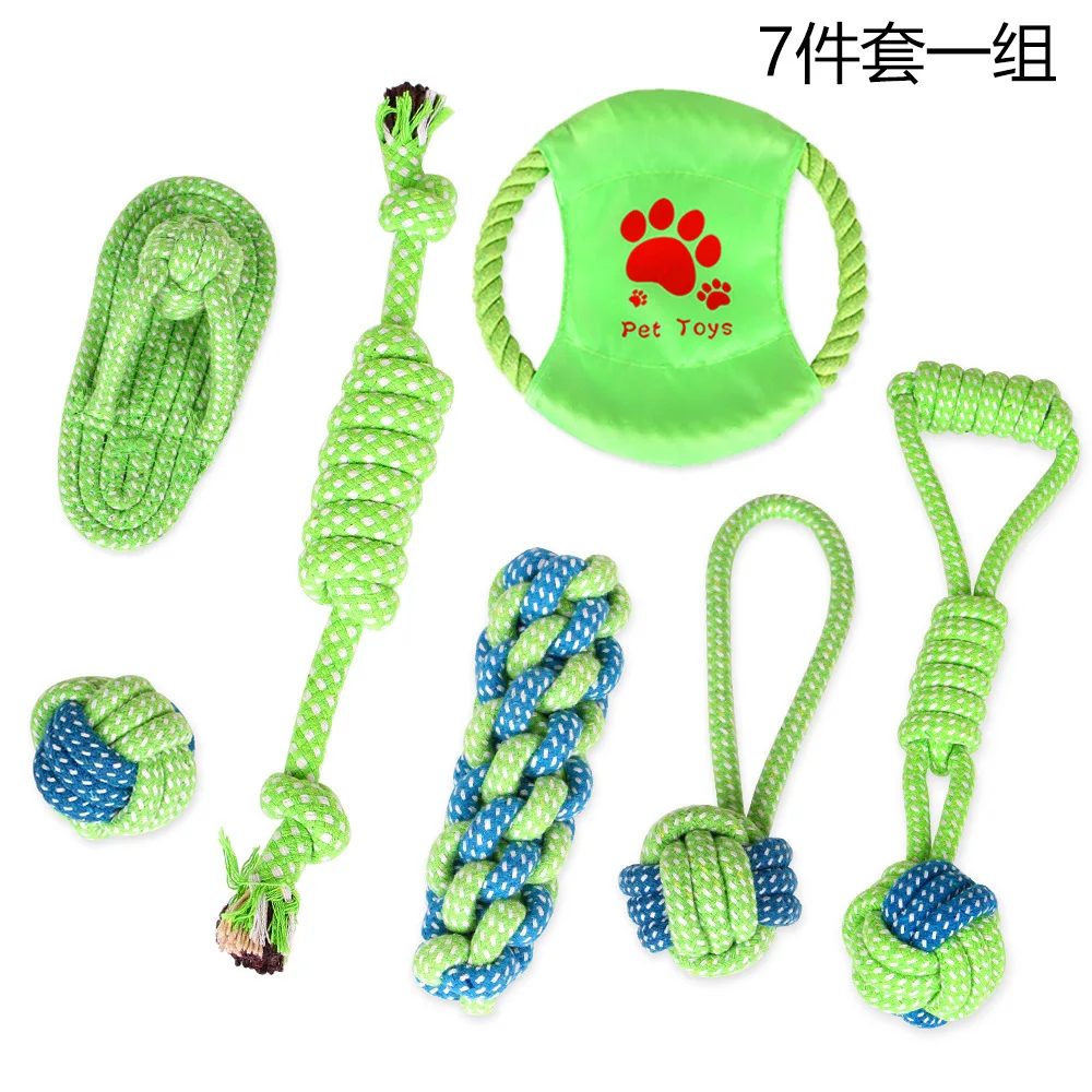 
Amazon Hot Wholesale Dog Rope Toy Multiple Choices Dog Chew Toy for Puppies Teething Dog Tooth Brush Toy 