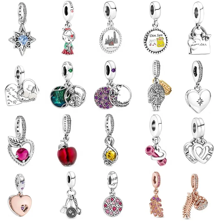 2021 Disney Микки и Минни Маус Шарм S925 стерлингового серебра pandoraer серебряные лап животных бусины для самостоятельного изготовления украшений