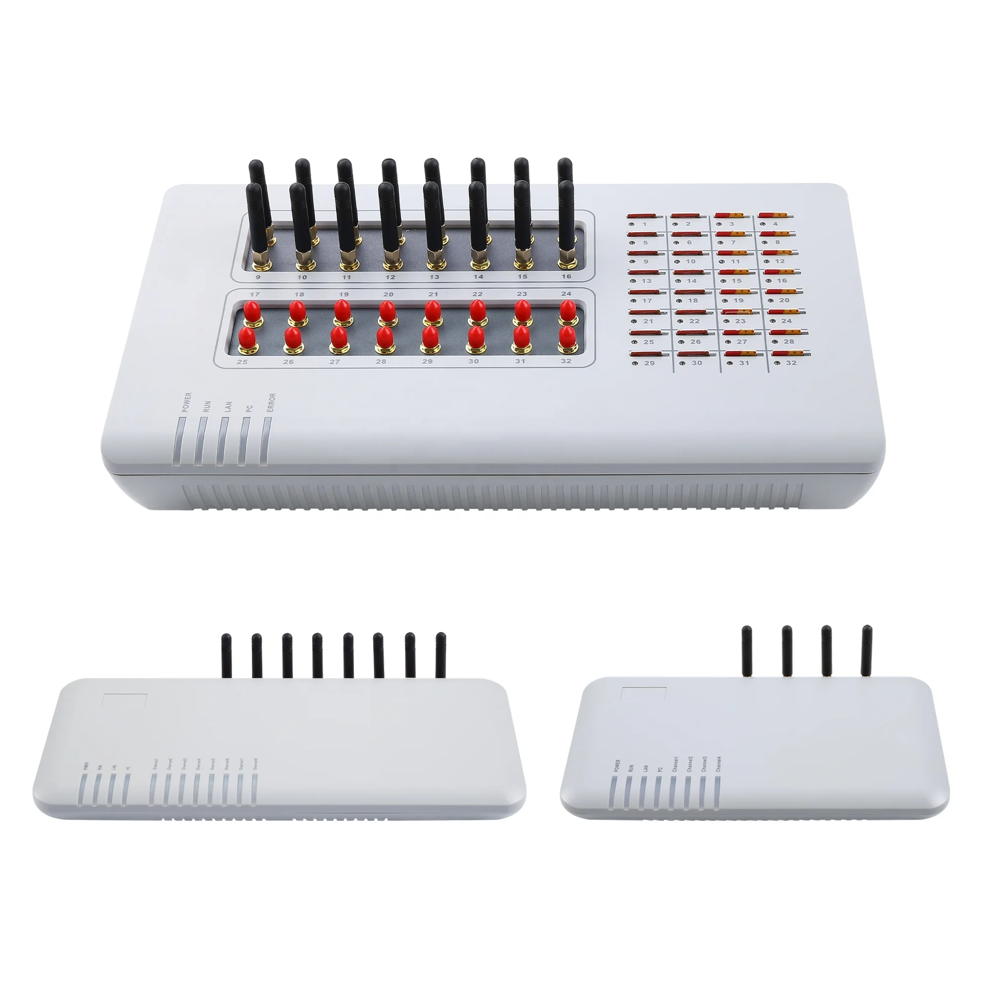 High quality voip products goip32 gsm modem 32ports voice gateway for call center call terminal bulk call