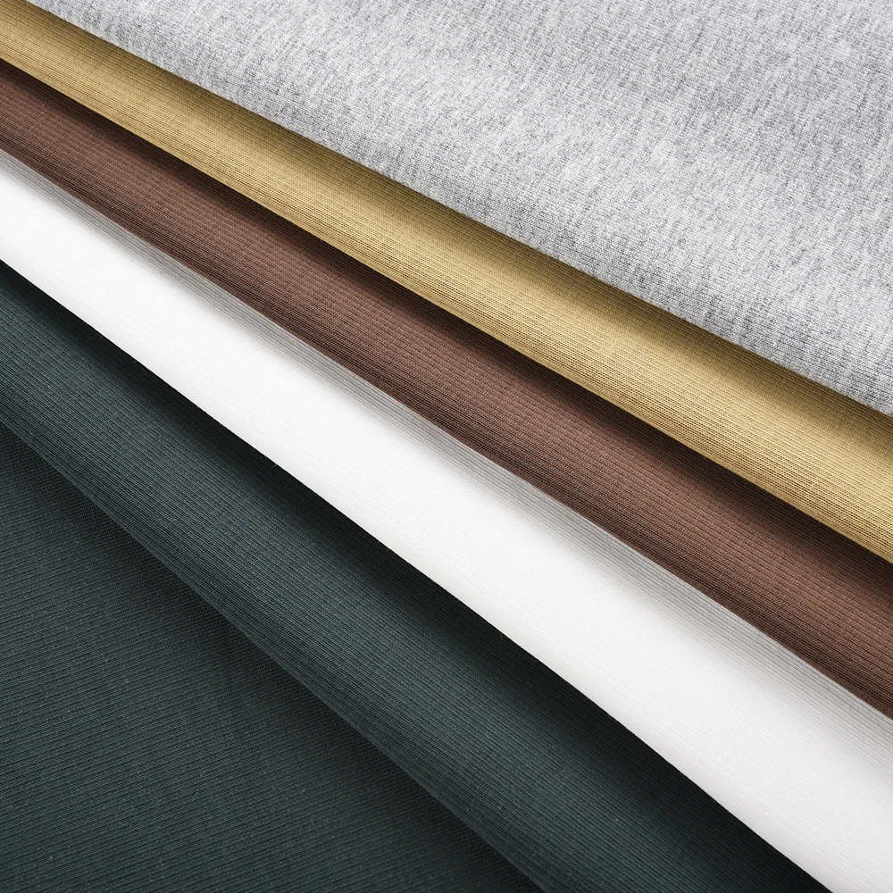 Oem Design High Quality Hoodie Knitted Fabrics Manufacturer 39% Cotton 54% Polyester 7% Spandex Fabric For Hoodie